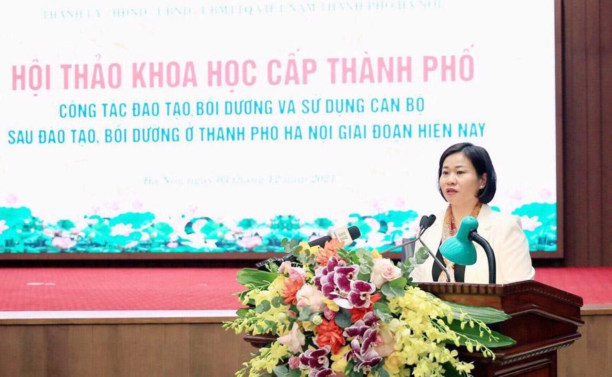 Xây dựng đội ngũ cán bộ đáp ứng nhiệm vụ chính trị của Thủ đô